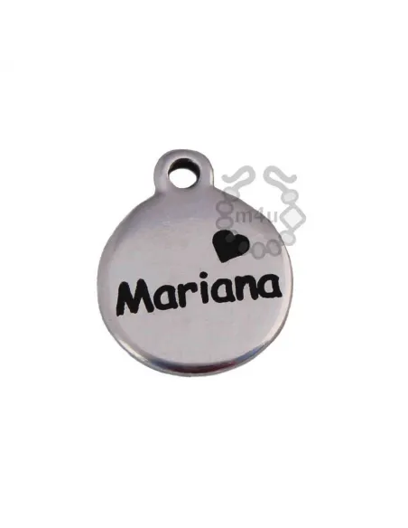 Pendente Zamak 13mm c/ Gravação Nome | Início