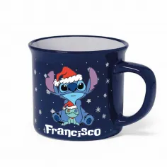 Caneca de cerâmica Natal Stitch | Natal