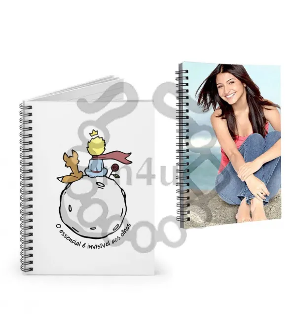 Caderno de Argolas A5 Pautado com capa personalizada | Blocos de Notas / Agendas
