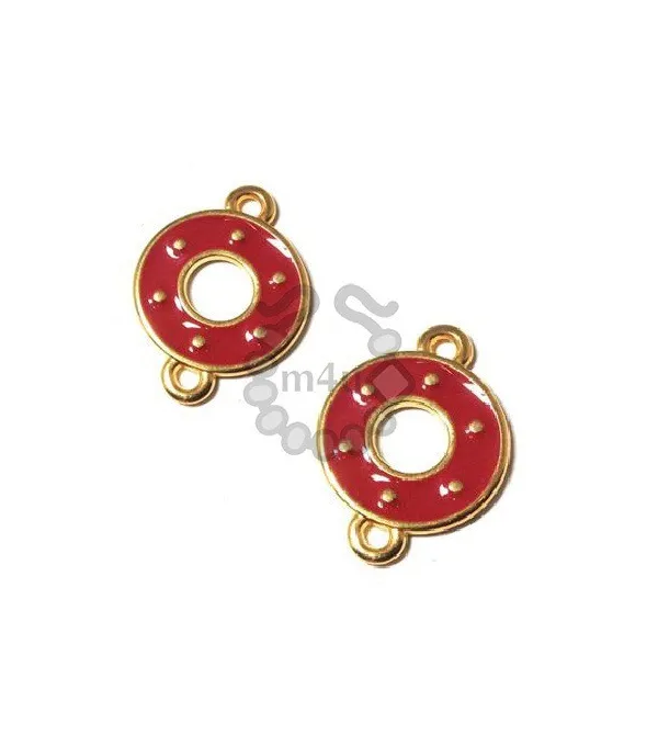 Conector Zamak Circulo c/ Esmalte 22mm | Início