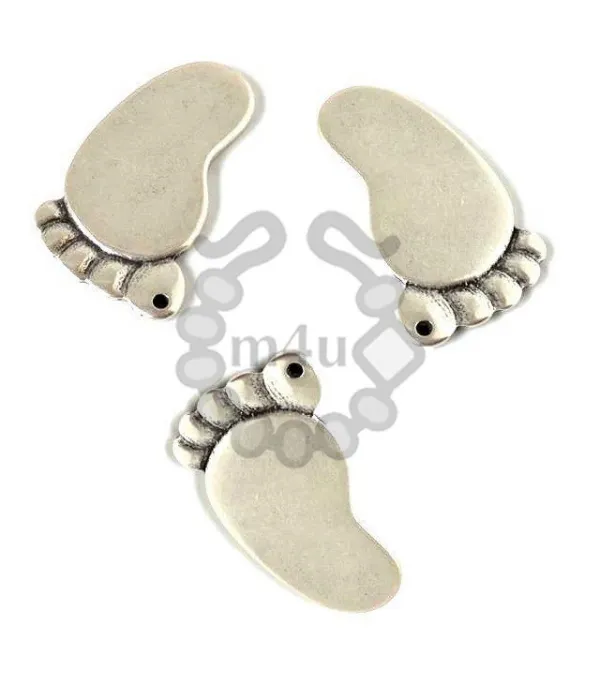 Pendente Zamak Pé 40x22mm | Início