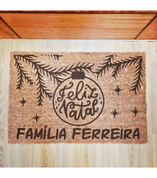 Tapete de entrada - Feliz Natal | Natal