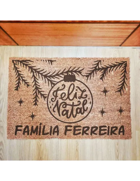 Tapete de entrada - Feliz Natal | Natal