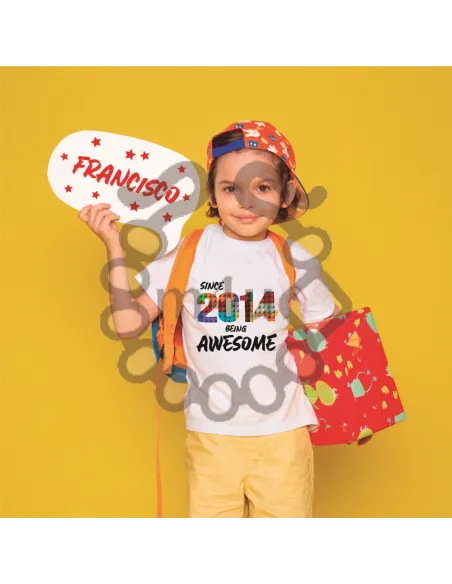 T-shirt Criança 'Since Being Awesome' - Design LEGOS | T-shirts